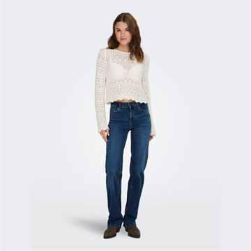 ONLY BLUSH MID STRAIGHT DNM TAI021 DARK BLUE DENIM - 15344167